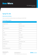 Sure-White S-Seal spray fix 10L - TF